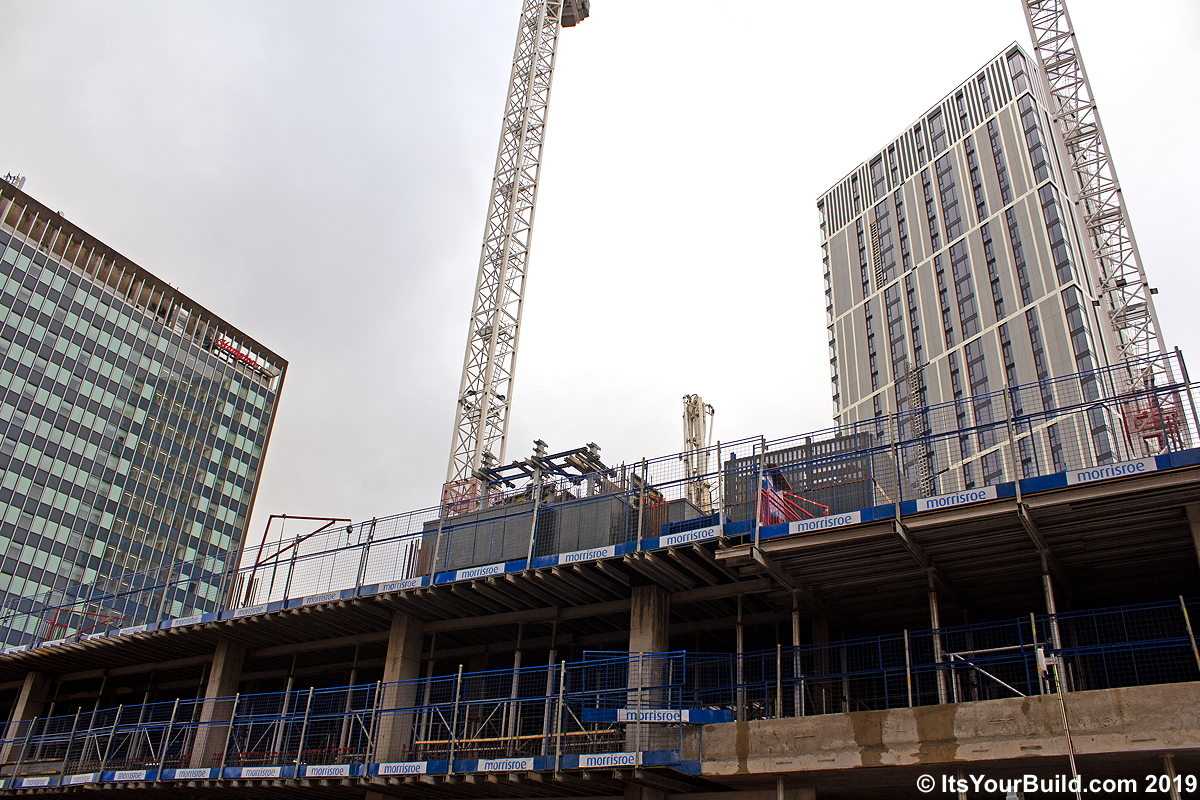 Work progresses at pace at The Mercian, Broad Street, Birmingham - see our November 2019 update