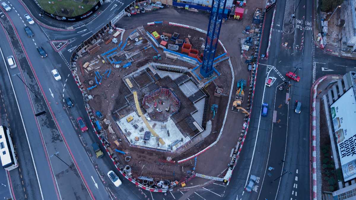 The Construction of The Octagon - October 2022