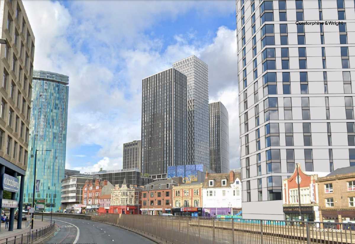 Three Builds of 44, 48 & 56-storeys Earmarked for Smallbrook Queensway